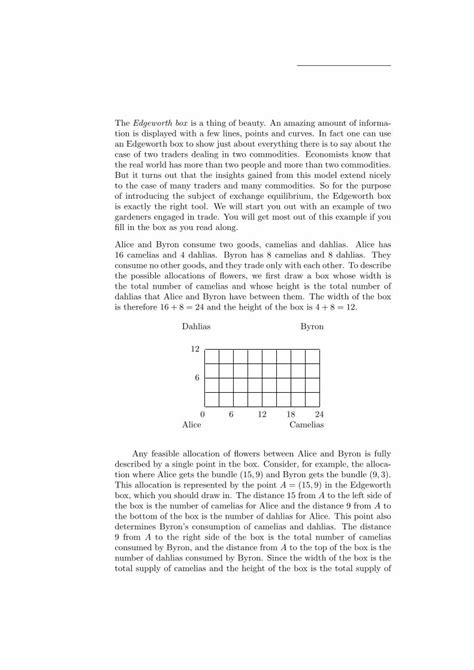 Lecture Notes, Lecture 3 The Edgeworth Box 